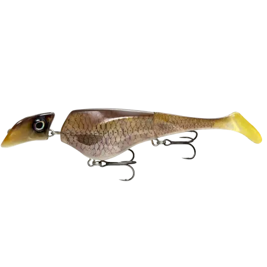 Headbanger Shad   16 cm Sinking 33 g Golden Shiner
