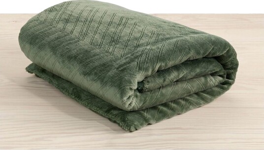 Pledd Sherpa 130 x 170 cm Grønn
