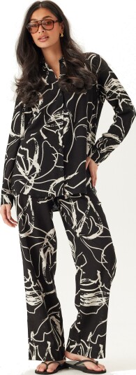 Object Collectors Item Objsanne Aline Wide Pant Aop