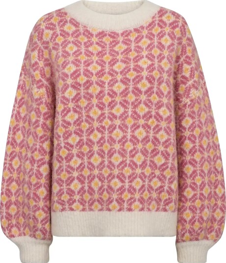 A View Stavanger Knit Pullover Pink XL