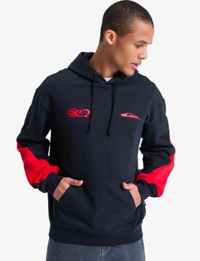 Quiksilver Mercury Trident Hood Black XXL Quiksilver Mercury Trident Hood Black XXL