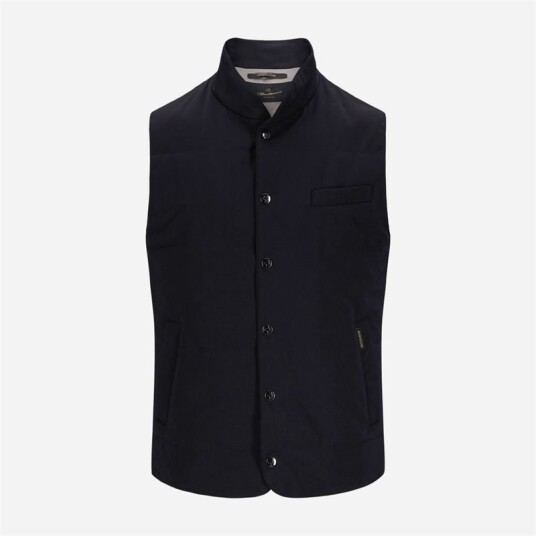 Montecore Gilet Buttons Dark Blue