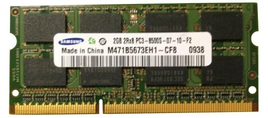 M471B5673EH1 CF8 Samsung 2GB PC3 8500 DDR3 1066MHz non ECC Unbuffered CL7 204 Pin M471B5673EH1 CF8 Samsung 2GB PC3 8500 DDR3 1066MHz non ECC Unbuffered CL7 204 Pin