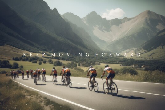 Plakat Fortsett Fremover