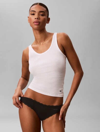 Calvin Klein Thong 2Pk Black XL