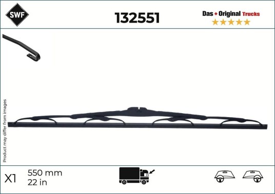 Viskerblad SWF 132551 Viskerblad SWF 132551