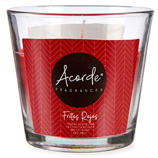 Duftlys Glass Acorde RØD FRUKT 28 timer