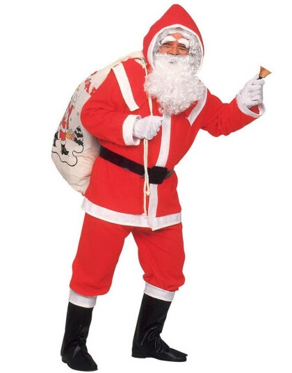 Kris Kringle Komplett Julenisse Kostyme Kris Kringle Komplett Julenisse Kostyme