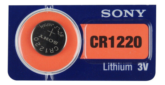 Sony Knappcellebatteri 1 Stk. CR1220 Unisex Lithium Sony Knappcellebatteri 1 Stk. CR1220 Unisex Lithium