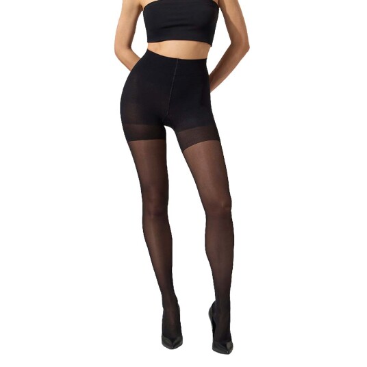 Wolford Miss W 30 Den Push Up strømpebukser svart Størrelse: L Kvinner