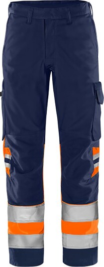 Fristads 2649 GPLU Arbeidsbukse marineblå/oransje Marineblå/Oransje, Klær