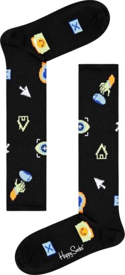 Happy Socks, Dame, Undertøy, Svart, S,