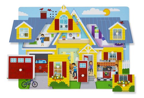 Melissa & Doug and Sound Puzzle Around the House 10734