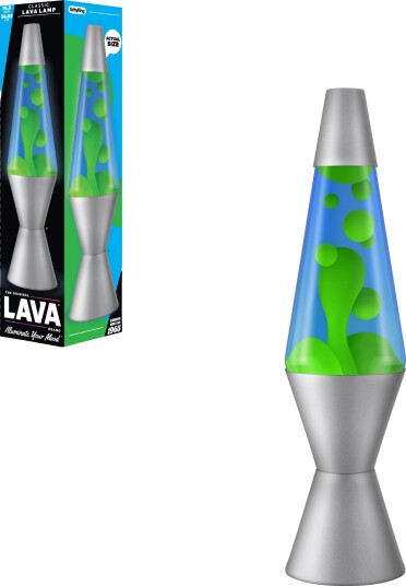LAVA Lys Classic 37cm Grønn/Blå LAVA Lys Classic 37cm Grønn/Blå