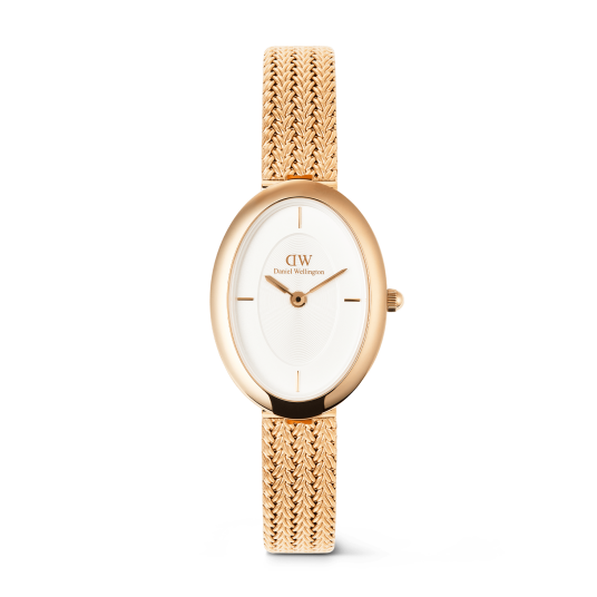 Daniel Wellington DW Watch Juliette Braided Mesh White Sunray Rose Gold 20x26mm Daniel Wellington DW Watch Juliette Braided Mesh White Sunray Rose Gold 20x26mm