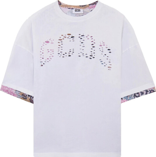 Gcds Dame Topper Hvit XS,