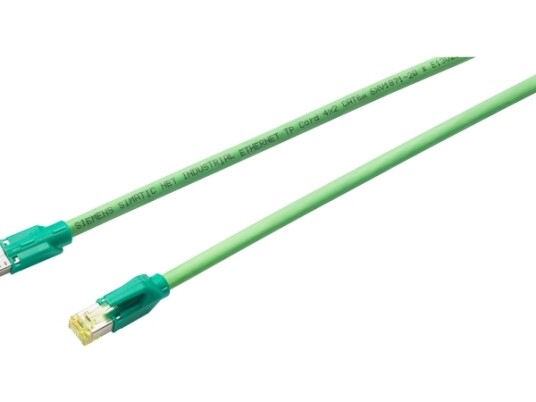 Siemens 6Xv1870 3Rh20 2 M Cat6a Rj 45 Rj 45 Grønn