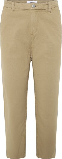 Knowledge Cotton Apparel Calla Tapered Mid Rise Canvas Workw Khaki green 28 x 32