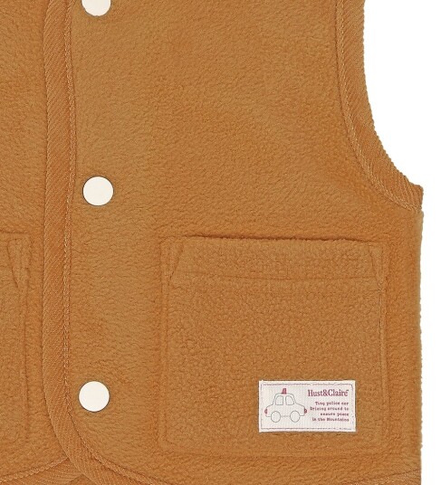 Hust and Claire Vest   Fleece   HCFleece   Jordekorn   Hust and Claire   5 år (110)   Vest   Brun
