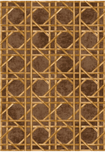 Wilton teppe Pachino brun/gull Størrelse: 160 x 230 cm