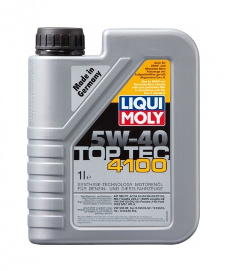 Motorolje LIQUI MOLY TOP TEC 4100 5W40 1L