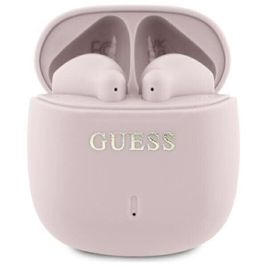 Guess Bluetooth-Hodetelefoner Gutwsj14esgp Tws + Dokking Pink/Pink Printed Classic Logo