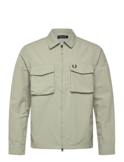 Fred Perry Ripstop Pocket Overshirt Khaki green XXL