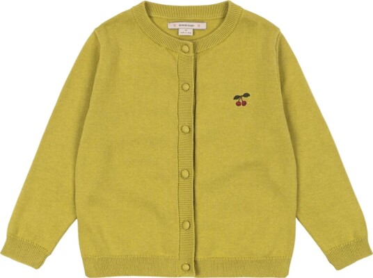 Konges Sløjd Cardigan Strikk Cathy Purre Green Konges Sløjd 1 år (80) Cardigan Grønn