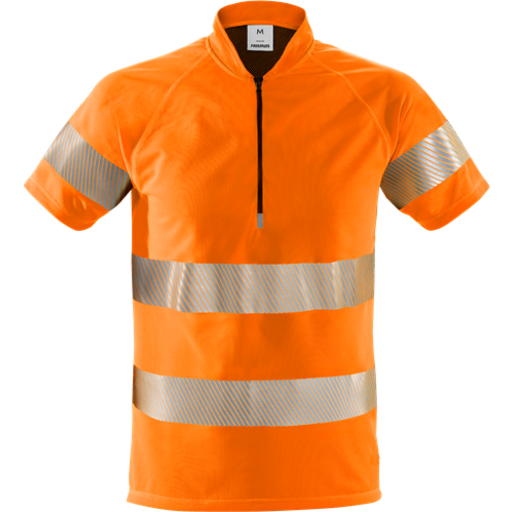 Fristads T-Shirt Funktion Kl 3 7117 Tcy Varselorange 4xl