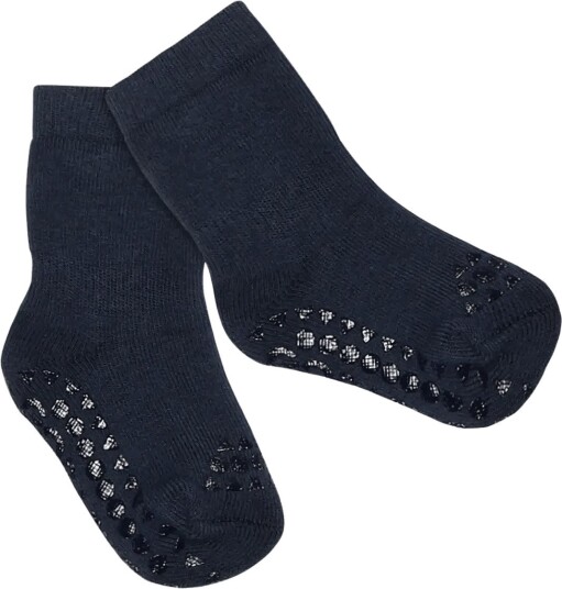 GoBabyGo Terry Socks Cotton NAVY BLUE 14/16