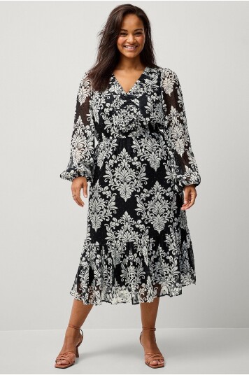 Ellos Plus collection Kjole Bonita Svart