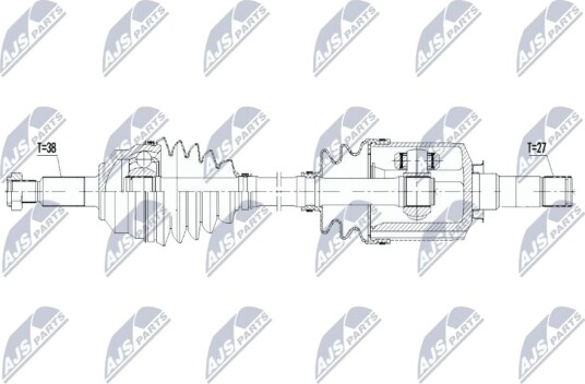 NTY NPW FR 199 Drivaksel NTY NPW FR 199 Drivaksel