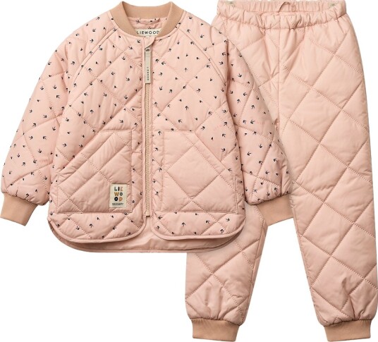 Liewood Termosett   Zella   Mini Cherry Heart/Rosey   Liewood   3 år 98   Termoklær   Rosa