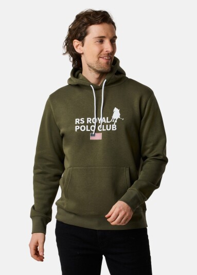 Rs Polo Rs Polo Hood Olive Green 3xl Hoodies