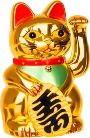 Den vinkende heldige katten Den vinkende heldige katten