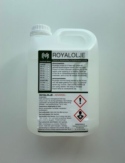 Marnar Bruk Royalolje Upigmentert 2.5 Liter RO.0