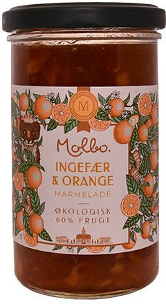 Rømer Ingefær & Appelsinmarmelade Molbo Øko