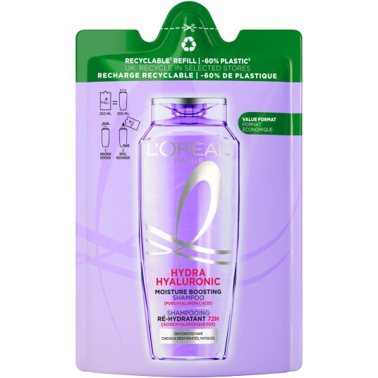 L'Oréal Paris Elvital Hyaluron Plump Sjampo 250ml for Dehydrert Hår