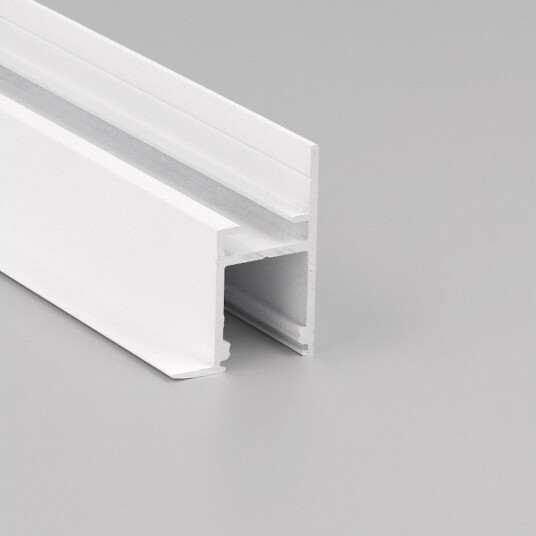 Topmet 2m aluminiumsprofil FRAME14 BC/Q Hvit lakkert innsparkling LED skinne Topmet 2m aluminiumsprofil FRAME14 BC/Q Hvit lakkert innsparkling LED skinne