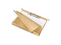 Herlitz Hengeperm 40 Mm For A4 Med Fliker Brungul