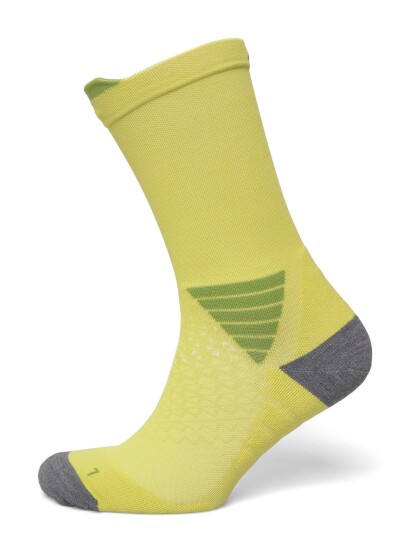 Asics Fujitrail Crew Sock Yellow S