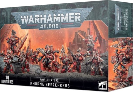 Warhammer 40K - Khorne Berzerkers Warhammer 40K - Khorne Berzerkers