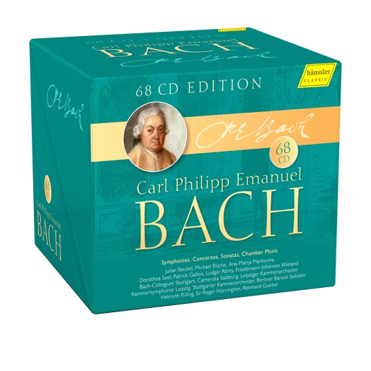 Julian Steckel Michael Rische AnaMarija Markovina Berliner Barock Solisten Helmuth Rilling Reinhard Goebel  CPE Bach  CD