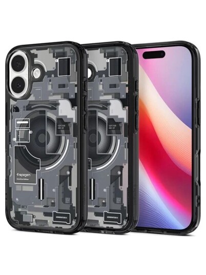 Spigen Ultra Hybrid MagSafe Deksel iPhone 17 - Zero One Black