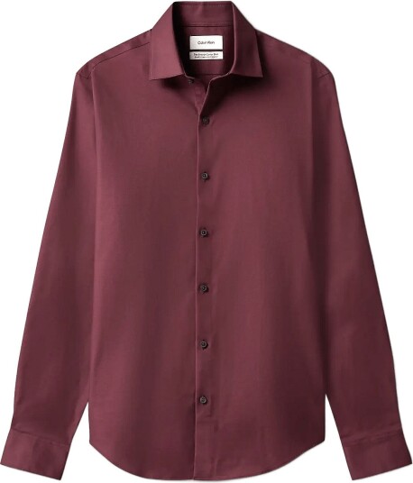 Calvin Klein Slim Str Collar Sld   BURGUNDY   43