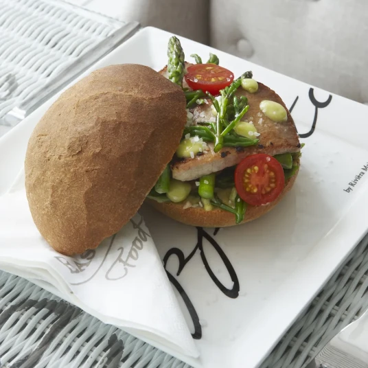Riviera Maison Buon Appetito firkantet tallerken 22 x 22 cm