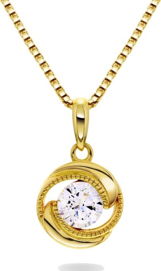 Pan Jewelry, Smykke i forgylt 925 sølv med hvit zirkonia