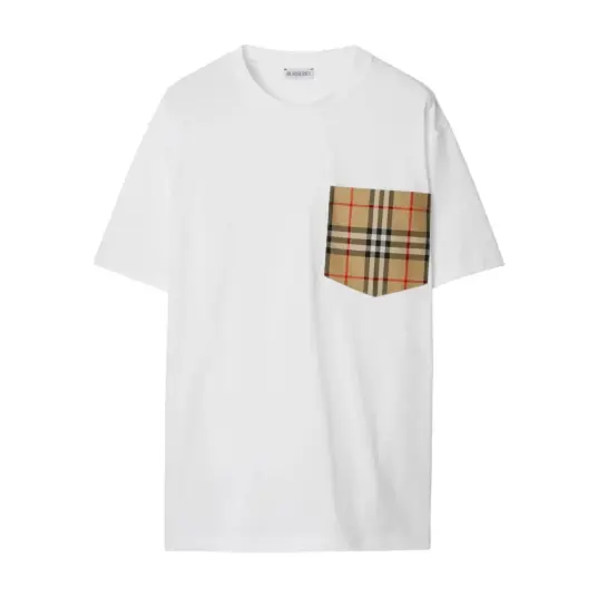 Burberry Dame Topper Hvit M,