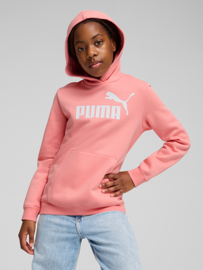 Puma ESS No. 1 Logo Hoodie Rosa 164