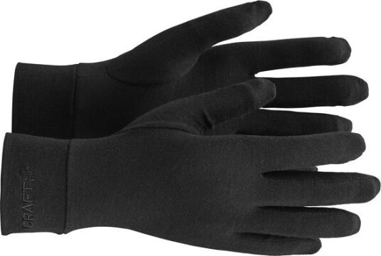 Craft Men's Essence Wool Light Glove Black 7/XS Craft Men's Essence Wool Light Glove Black 7/XS